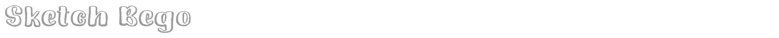 Sketch Bego font preview